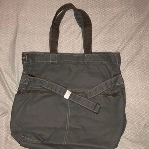 New Thirty One Retro Metro Fold Over Gray Bag